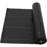 M optimized 6ft x 300FT Weed Barrier Landscape Fabric Heavy Duty, Premium 2.4 oz Ground Cover Weed Block Gardening Mat, Easy Setup \u0026 Superior Weed Control, for Erosion Control, Weed Barrier